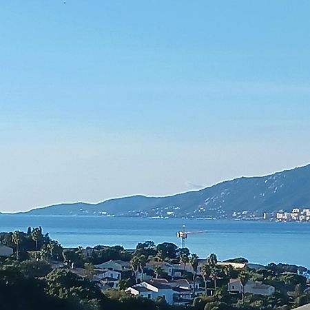Studio avec terasse vue mer Porticcio  Esterno foto