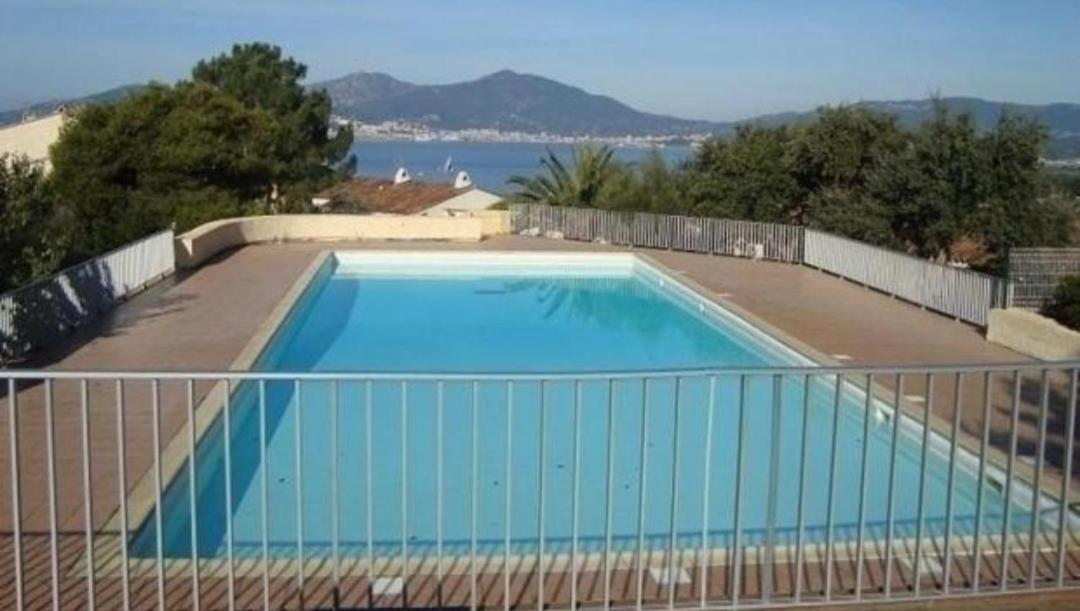 Studio avec terasse vue mer Porticcio  Esterno foto
