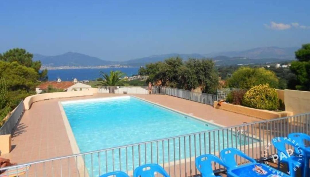 Studio avec terasse vue mer Porticcio  Esterno foto