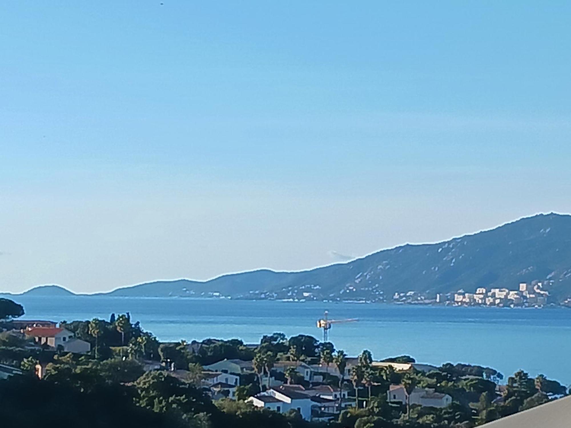 Studio avec terasse vue mer Porticcio  Esterno foto